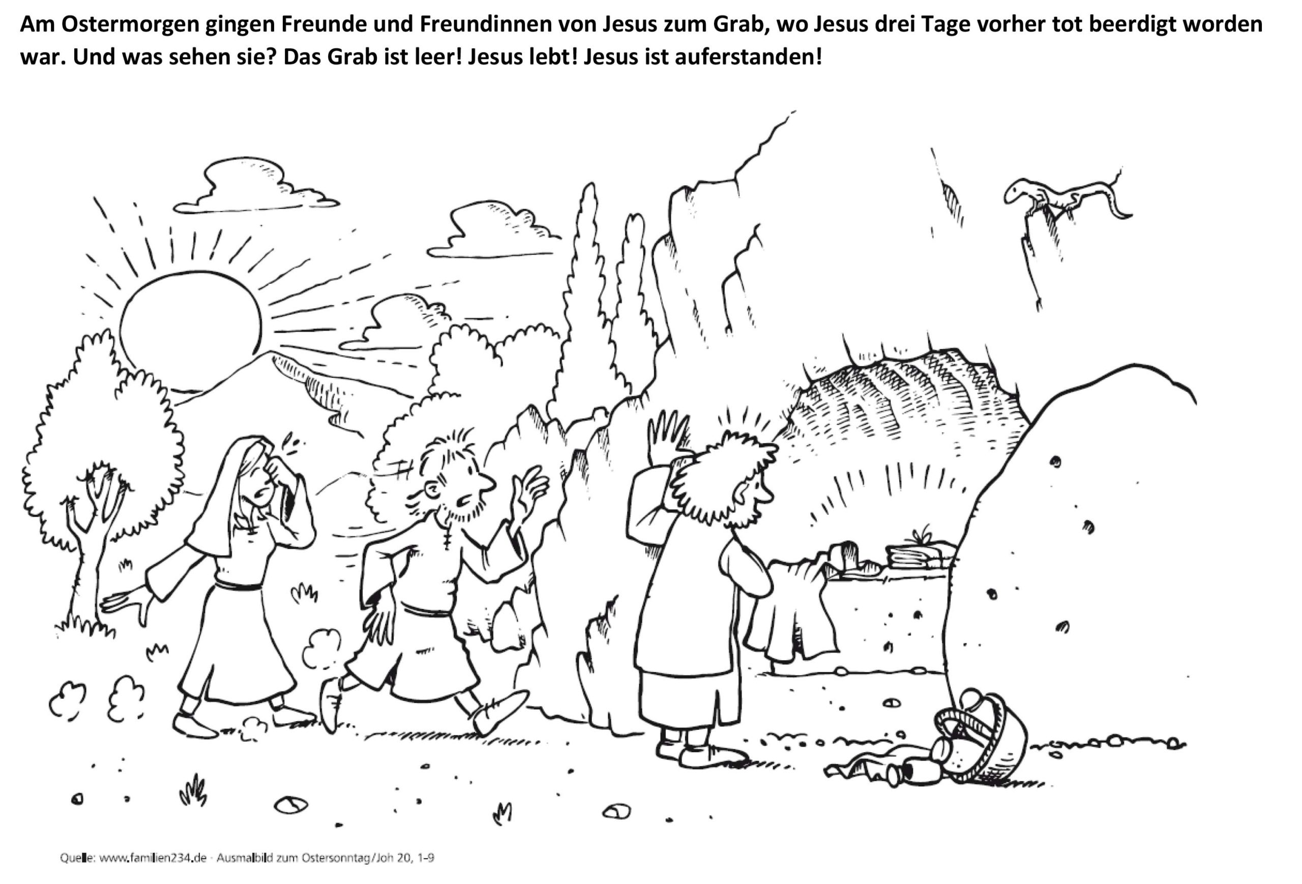 20200402 3 Kl Ausmalbild Ostersonntag | Pfarrei Nottwil
